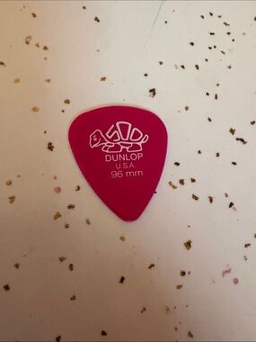 Dunlop 0.96 mm Pink Guitar Pick - Durable Nylon